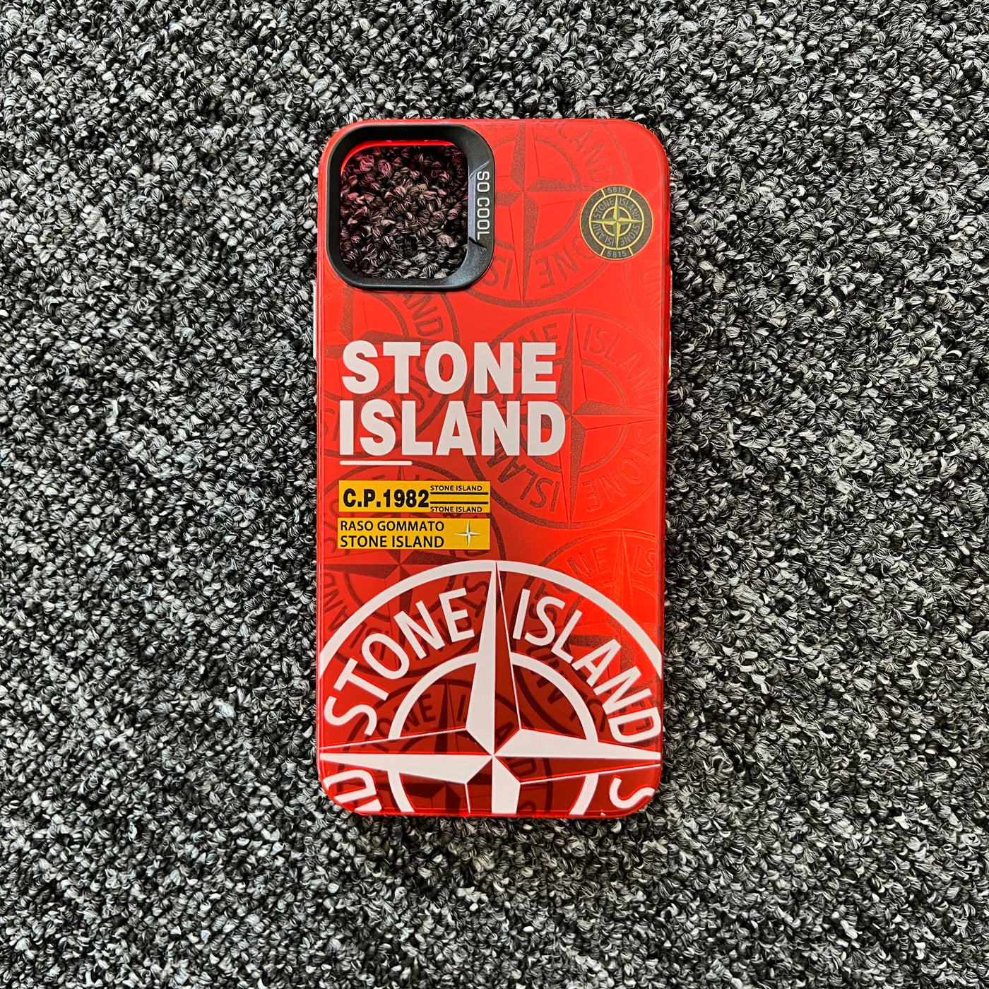 Coque Stone V1 - Rouge