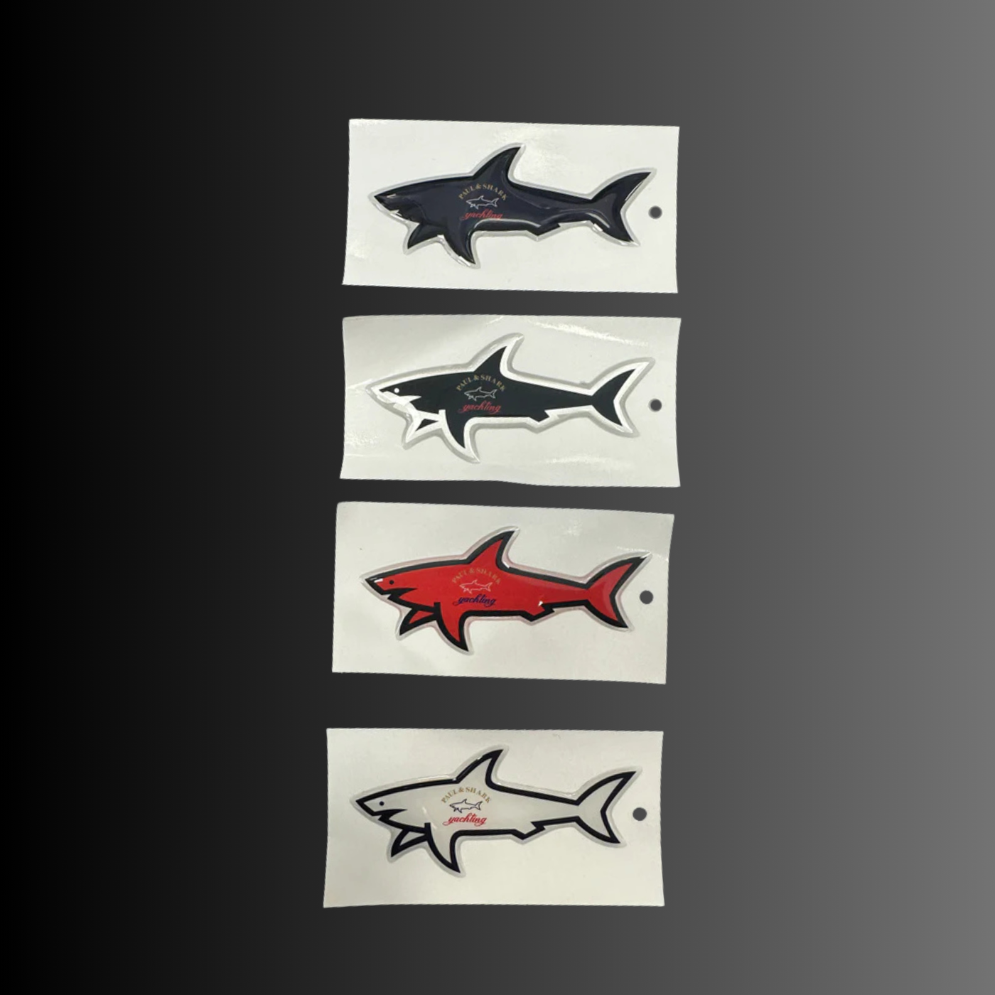 4 Sharks - Noir Carbon, Noir, Rouge, Blanc